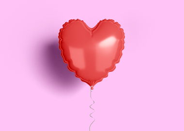 Red Heart Balloon