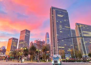 San Francisco Skyline Sunrise