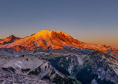 Mount Rainier Sunset