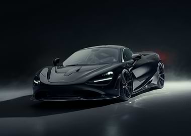 Black McLaren 720S