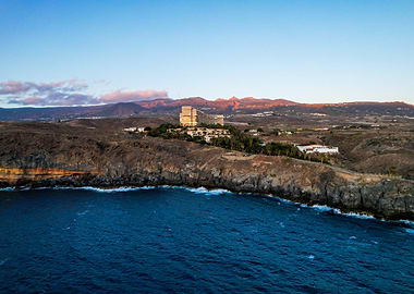Coastal Resort at Sunset