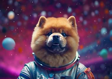 Chow Chow Astronaut