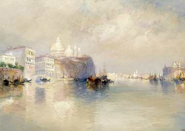 Venice Canal Painting