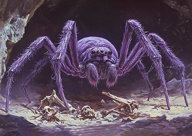 Monster, Giant Purple Spider