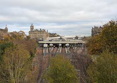 Edinburgh Waverley Train Station