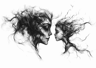 Ethereal Connection – A Surreal Mother and Child