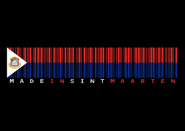Sint Maarten Barcode Flag