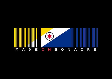 Bonaire Flag Barcode