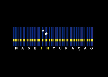 Curaçao Flag Barcode