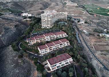 Aerial View of Resort Complex