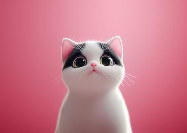 Cute Cartoon Cat