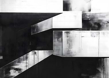 Abstract Geometric Painting