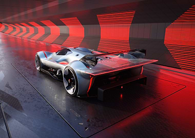 Futuristic Sports Car