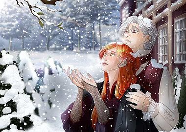 London's Heart : Aubépine et Guillem sous la neige