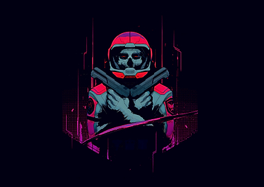 Cyberpunk Skull Trooper
