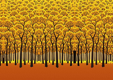 Autumn Forest Illustration