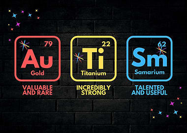 Periodic Table Elements Autism Awareness