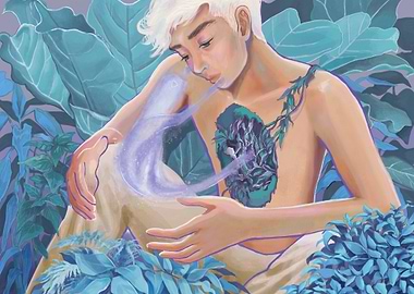 Young Man with Spirit