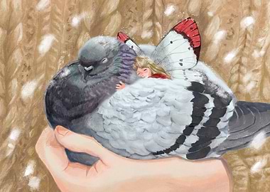 Fairy and Pigeon