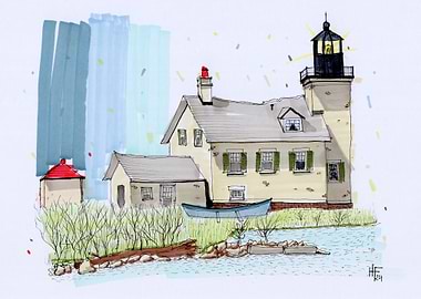 Ontonagon Lighthouse in Michigan