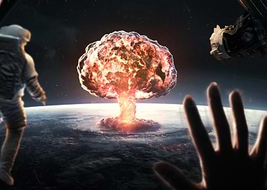 Nuclear Explosion in Space