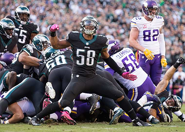 philadelphia eagles Football Player Celebration