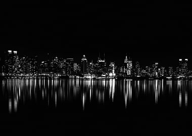 Cityscape Night Lights