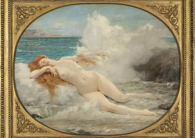 Woman in the Waves