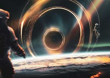 Astronauts and a Wormhole