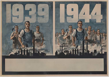 1939-1944 Industrial Growth Poster