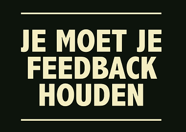 Dutch Quote Poster