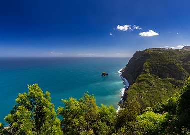 Coastal Cliffside View, Madeira