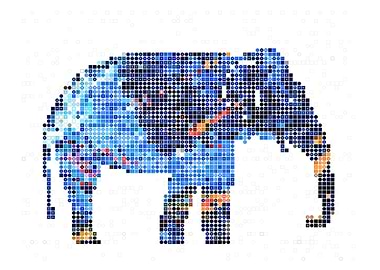 Blue elephant skin in Mosaic