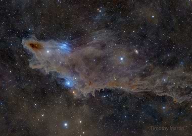 Shark Nebula in Deep Space