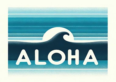 Aloha Wave Blue