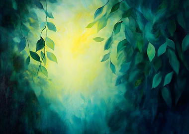 Green Leaves and Sunlight