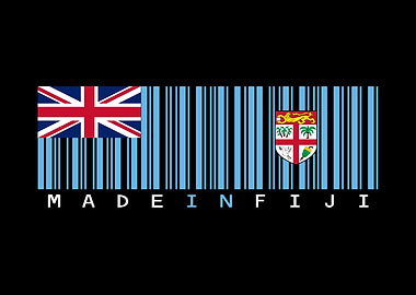 Fiji Barcode Flag