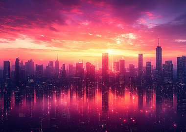 Cityscape Sunset