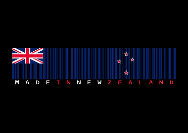 New Zealand Barcode Flag