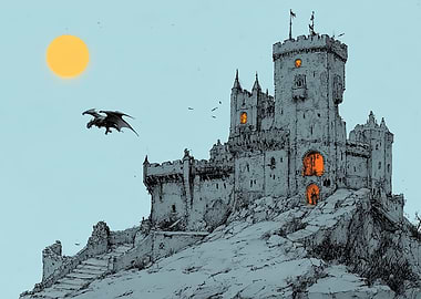 Dragon and Castle