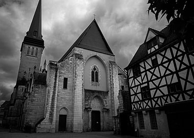 Gothic Church Facade