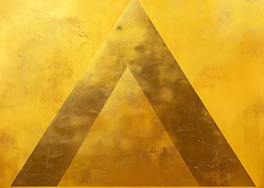 Golden Triangle Abstract