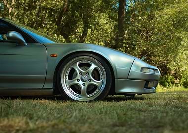Silver Honda NSX