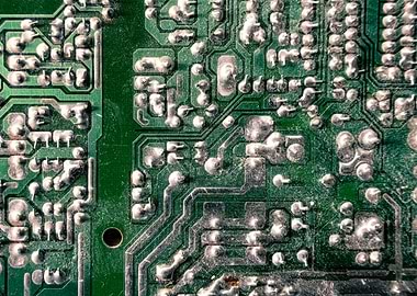 Circuit board back pattern det