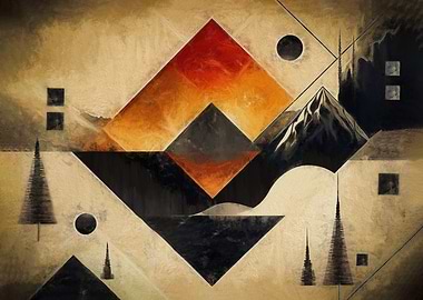 Abstract Geometric Landscape