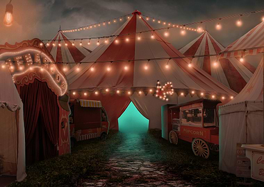 Eerie Circus Entrance
