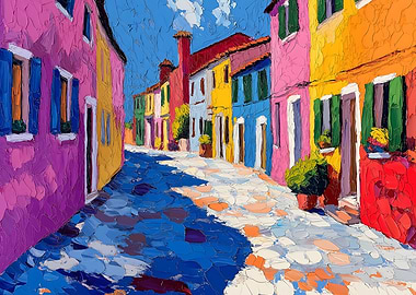 Colorful Italian Street