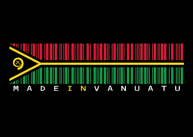 Vanuatu Flag Barcode
