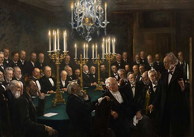 Formal Gathering of Men
