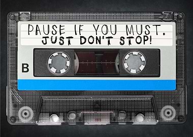 Audio Cassette with Motivational Quote